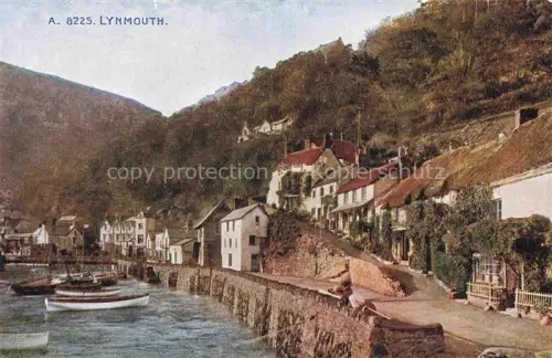 AK / Ansichtskarte Lynmouth Devon Exeter UK Uferstrasse