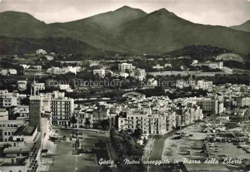 AK / Ansichtskarte Gaeta Campania IT Nuovi caseggiati in Piazza della Liberta veduta aerea