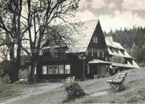AK / Ansichtskarte Duszniki-Zdroj Reinerz Bad Niederschlesien PL Schronisko PTTS Pod Muflonem Gasthaus