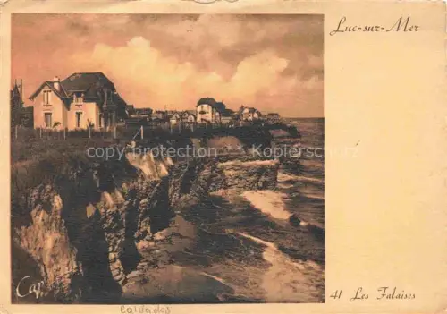 AK / Ansichtskarte LUC-SUR-MER CAEN 14 Calvados Les falaises