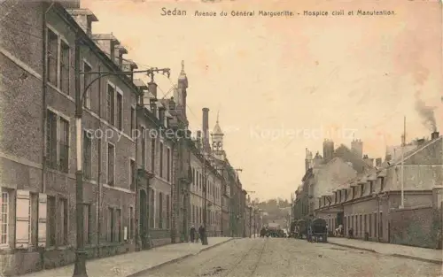 AK / Ansichtskarte SEDAN 08 Ardennes Avenue du Général Margueritte Hospice civil et Manutention