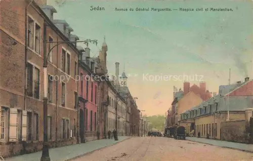 AK / Ansichtskarte SEDAN 08 Ardennes Avenue du Général Margueritte Hospice civil et Manutention