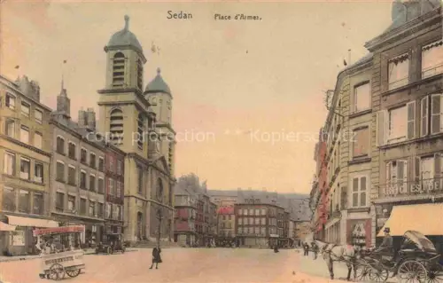 AK / Ansichtskarte SEDAN 08 Ardennes Place d'Armes Eglise