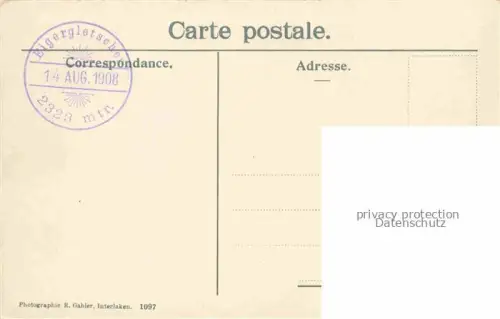 AK / Ansichtskarte Wengen  BE mit Jungfrau