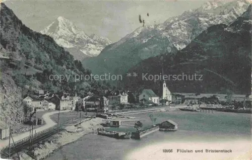 AK / Ansichtskarte Flueelen UR und Bristenstock