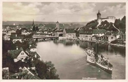AK / Ansichtskarte SCHAFFHAUSEN  SH Rheinpartie