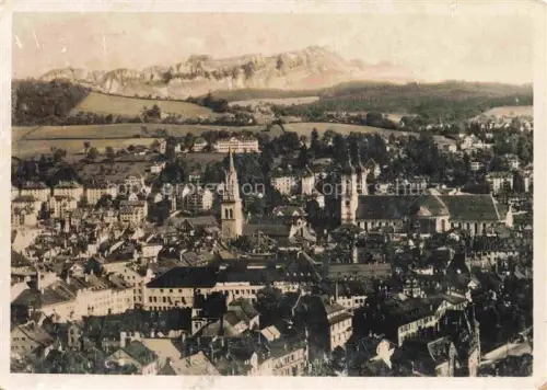 AK / Ansichtskarte St Gallen SANKT GALLEN SG Panorama mit Saentiskette