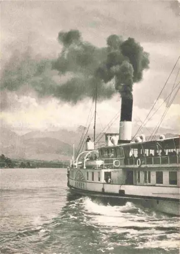 AK / Ansichtskarte VEVEY VD Ausflugsdampfer am Genfer See