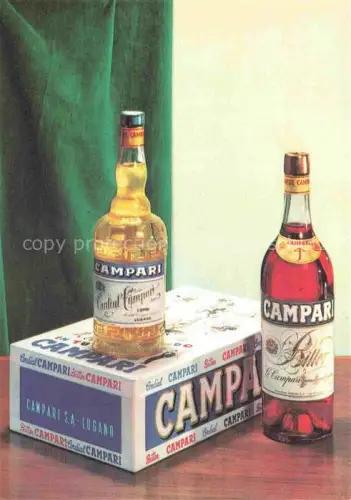 AK / Ansichtskarte Schnaps Brandy Eau-de-Vie Aguardiente-- Campari