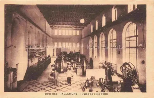 AK / Ansichtskarte Allemont GRENOBLE 38 Isere Usine de l'Eau d'Olle intérieur