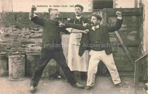 AK / Ansichtskarte Sainte-Cecile Saint-Lo 50 Manche Un lendemain de Sainte-Cécile