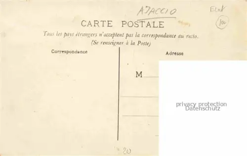 AK / Ansichtskarte AJACCIO 2A Corse-du-Sud Antoine Bellacoscia Roi des Bandits Corses