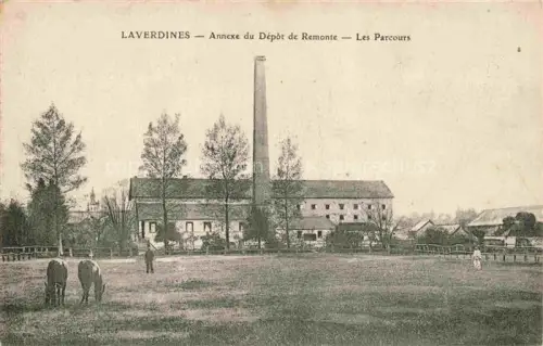 AK / Ansichtskarte Laverdines BOURGES 18 Cher Annexe du Dépôt de Remonte les parcours