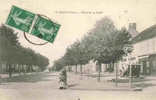 AK / Ansichtskarte Baugy Bourges 18 Cher Place du 14 Juillet