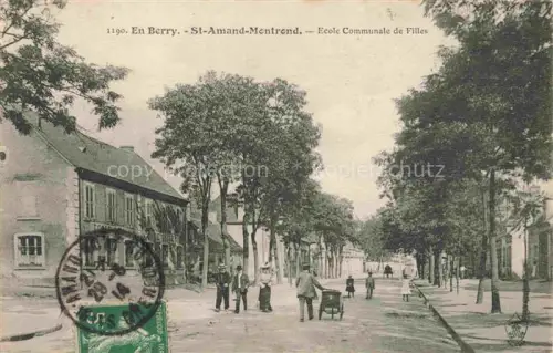 AK / Ansichtskarte St-Amand-Montrond St-Amand-Mont-Rond 18 Cher Ecole Communale de Filles