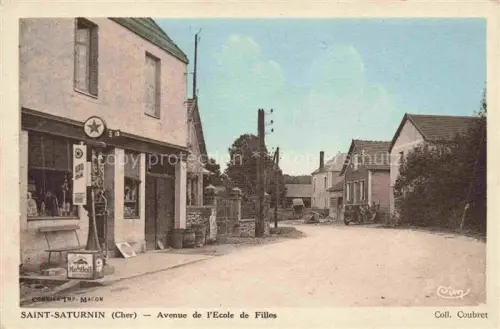 AK / Ansichtskarte Saint-Saturnin Saint-Amand-Montrond 18 Cher Avenue de l'Ecole de Filles