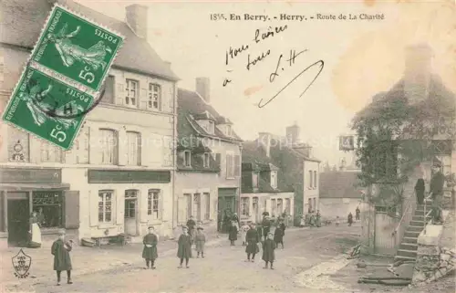 AK / Ansichtskarte Herry BOURGES 18 Cher Route de la Charité