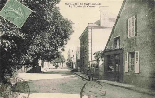 AK / Ansichtskarte Savigny-en-Sancerre BOURGES 18 Cher Route de Cosne