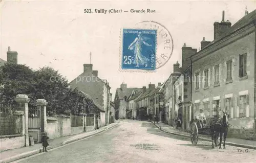 AK / Ansichtskarte Vailly-sur-Sauldre Bourges 18 Cher Grande Rue