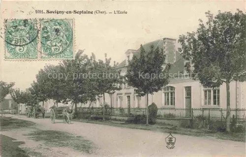AK / Ansichtskarte Savigny-en-Septaine BOURGES 18 Cher Ecole
