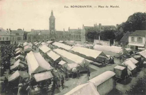 AK / Ansichtskarte ROMORANTIN-LANTHENAY 41 Loir-et-Cher Place du Marché