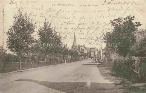 AK / Ansichtskarte Saint-Viatre Romorantin-Lanthenay 41 Loir-et-Cher Champ de Foire