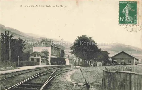 AK / Ansichtskarte Bourg-Argental Saint-Etienne 42 Loire La gare