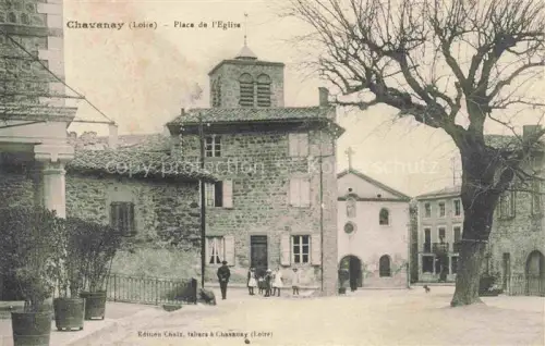 AK / Ansichtskarte Chavanay Saint-Etienne 42 Loire Place de l'Eglise
