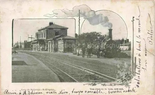 AK / Ansichtskarte ST-ETIENNE  SAINT-ETIENNE 42 Loire Gare de Bellevue vue prise de la voie