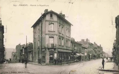 AK / Ansichtskarte Firminy Saint-Etienne 42 Loire Rue de la République