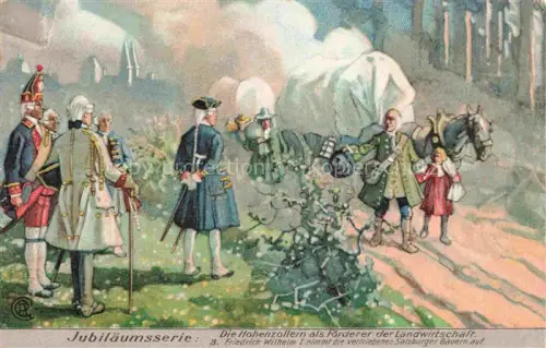 AK / Ansichtskarte Wilhelm I Adel Preussen Monarchie Hohenzollern Foerderer der Landwirtschaft Salzburger Bauern 