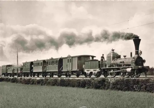 AK / Ansichtskarte Eisenbahn Railway Chemin de Fer Ferrovia-- Spanisch Broetli Bahn 