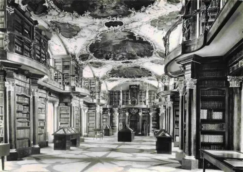 AK / Ansichtskarte Bibliothek Library St. Gallen 