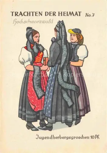 AK / Ansichtskarte Trachten Schwarzwald Kreis Neustadt 