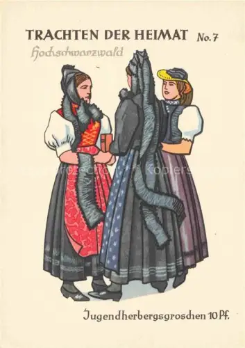 AK / Ansichtskarte Trachten Hochschwarzwald Kreis Neustadt
