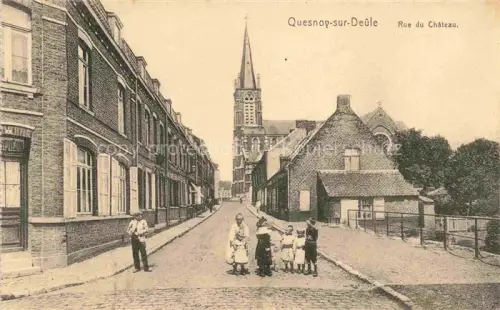 AK / Ansichtskarte Quesnoy-sur-Deule Lille 59 Nord Rue du Château Eglise