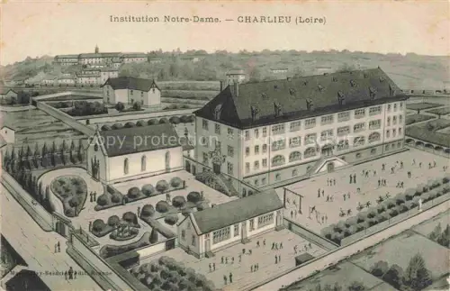 AK / Ansichtskarte Charlieu ROANNE 42 Loire Institution Notre-Dame Illustration