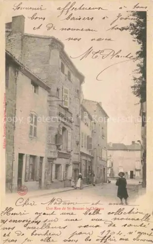 AK / Ansichtskarte St-Bonnet-le-Chateau Montbrison 42 Loire Une rue au centre