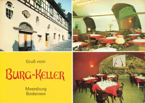 AK / Ansichtskarte MEERSBURG Bodensee BW Burg Keller Speiselokal