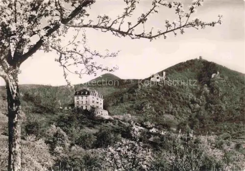 AK / Ansichtskarte Ribeauville Rappoltsweiler 68 Haut Rhin Hotel Belle Vue et les trois Chateaux