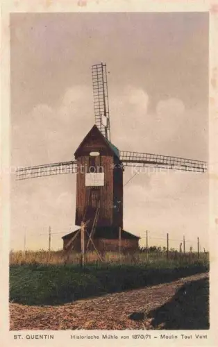 AK / Ansichtskarte ST-QUENTIN SAINT-QUENTIN 02 Aisne Historische Muehle von 1870 71