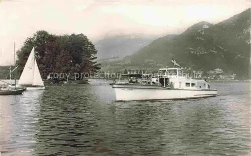AK / Ansichtskarte ANNECY 74 Haute-Savoie Vedette Rapide Mont Veyrier Le Parmelan