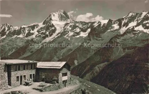 AK / Ansichtskarte Loetschental Raron VS Restaurant Kummenalp am Loetschenpass Bietschhorn