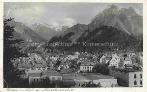 AK / Ansichtskarte Fuessen am Lech Allgaeu Bayern mit Neuschwanstein