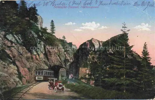 AK / Ansichtskarte Vogesen Vosges Region Schlucht Tunnel Feldpost