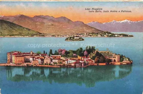 AK / Ansichtskarte Isola-Bella Lago Maggiore IT Isola Madre e Pallanza