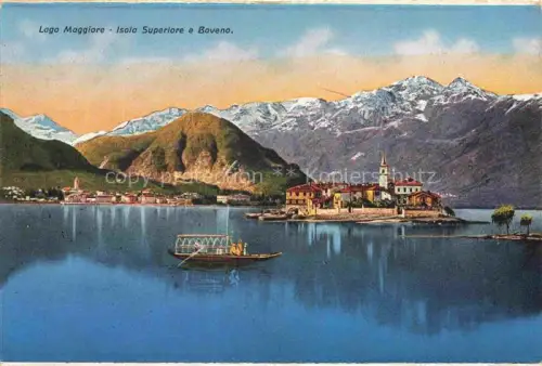 AK / Ansichtskarte Lago Maggiore Region Isola Superiore e Baveno