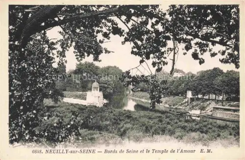 AK / Ansichtskarte NEUILLY  -SUR-SEINE 92 Hauts-de-Seine Bords de Seine et le Temple de l'Amour