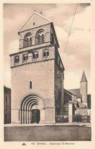 AK / Ansichtskarte Epinal 88 Vosges Basilique St Maurice