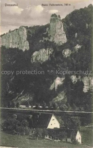 AK / Ansichtskarte Donautal Beuron BW Ruine Falkenstein